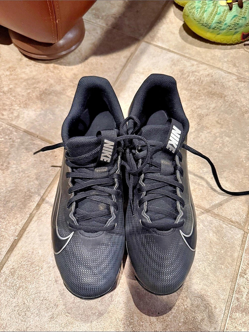 Nike Nike Vapor Shark 3 Football Cleats Black & White US 9.5